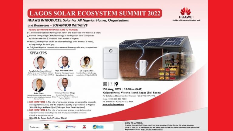 Huawei Lagos Solar Ecosystem Summit 2022